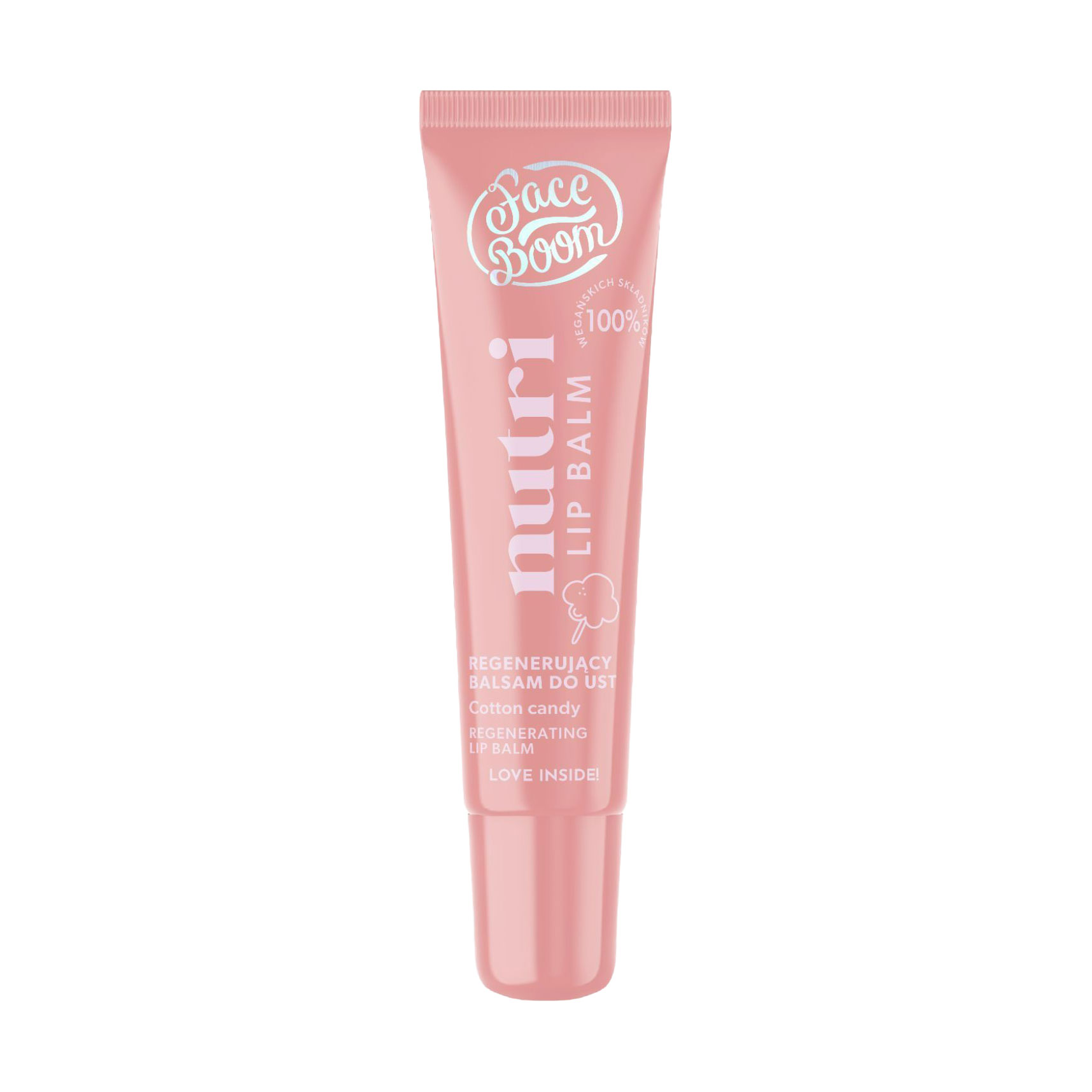 Регенерувальний бальзам для губ Face Boom Nutri Lip Balm, Cotton Candy, 10 г