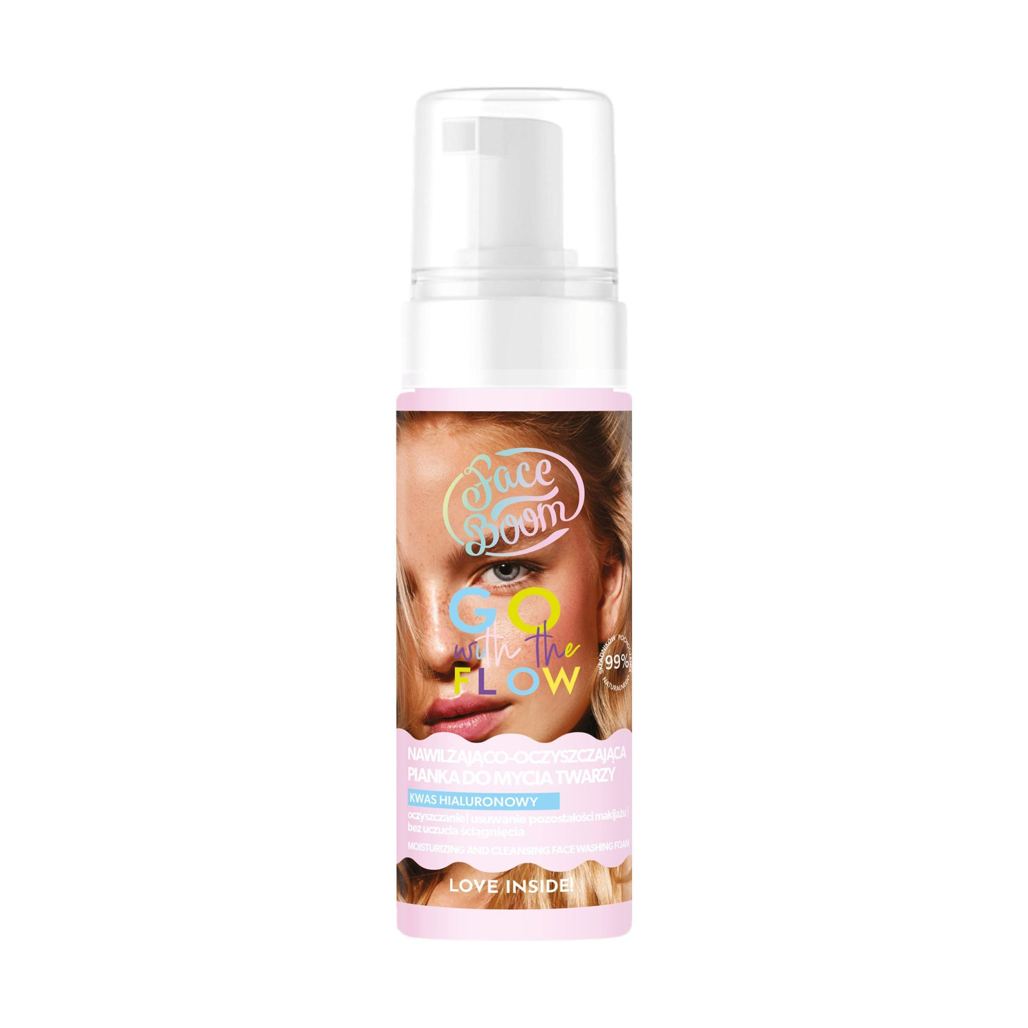 Зволожувальна та очищувальна пінка для обличчя Face Boom Go With the Flow Face Foam, 150 мл